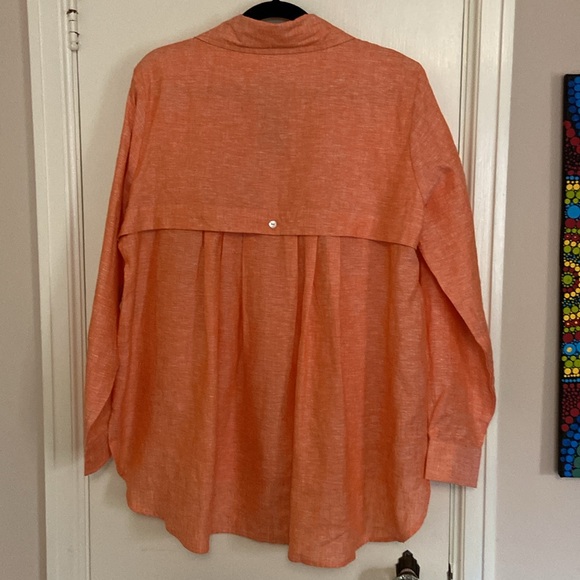 100% Linen loose fit blouse - Picture 2 of 8